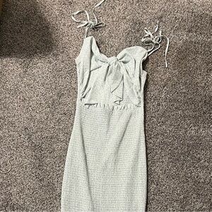 Pinkblush maternity tie front dress